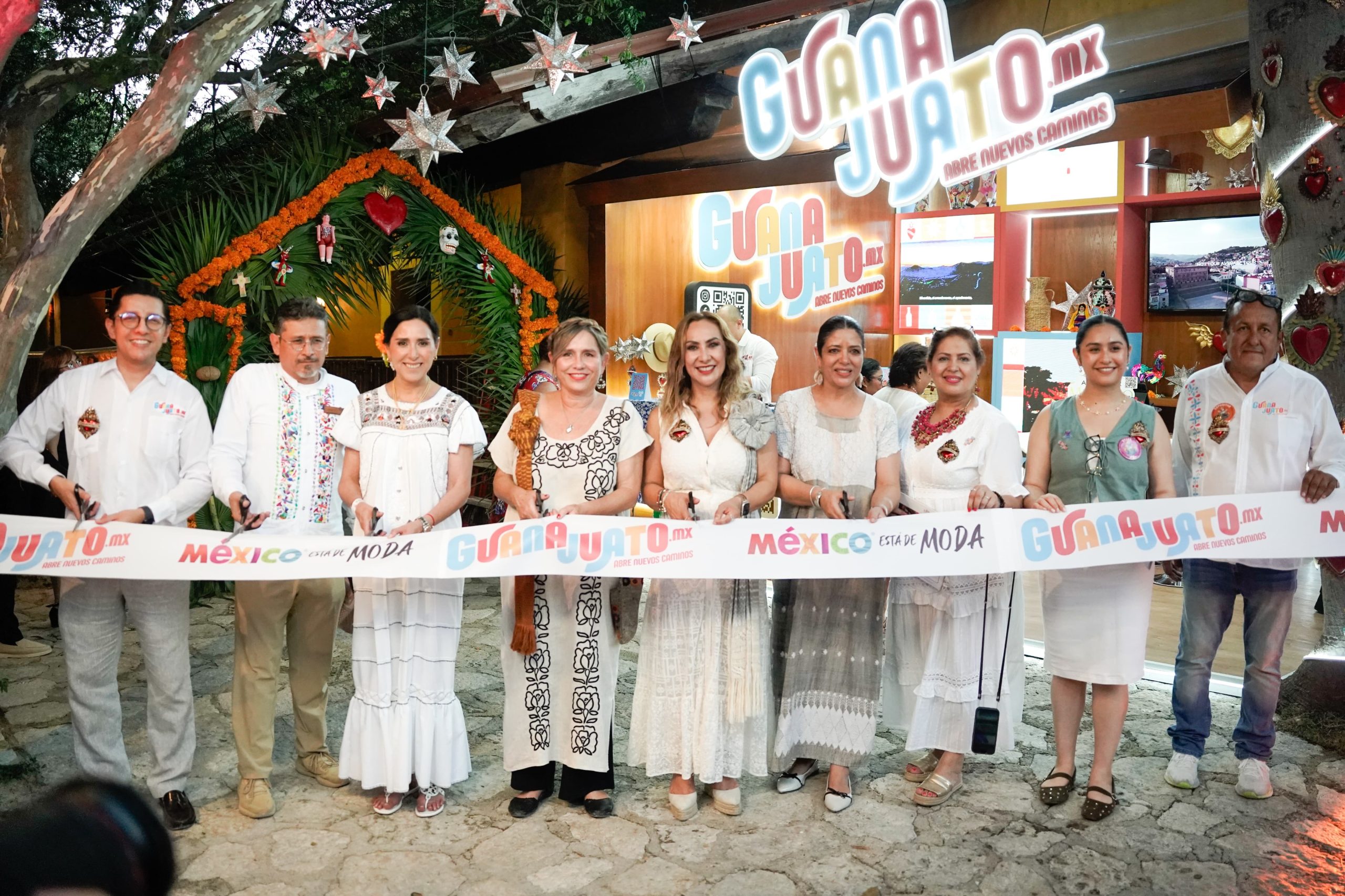 Guanajuato inauguró su stand como Estado invitado de honor en la edición 20 del Festival de Tradiciones de Vida y Muerte de Xcaret.