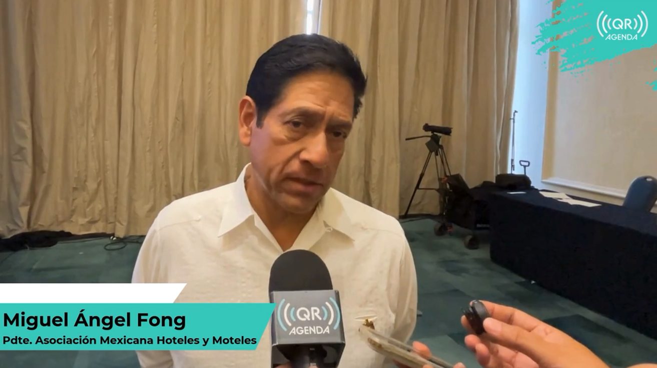 Miguel Ángel Fong González, presidente de la Asociación Mexicana de Hoteles y Moteles, plantea cambios regulatorios para el sector de hospedaje.