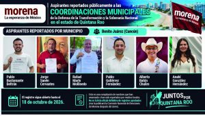 Morena en Quintana Roo intensifica registros para coordinaciones municipales