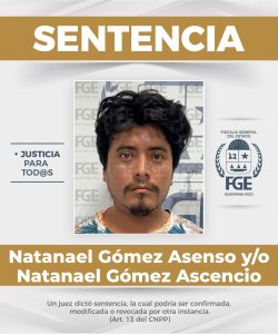 La FGE Quintana Roo consiguió una sentencia firme de 108 años de prisión contra el agresor de tres menores de edad.