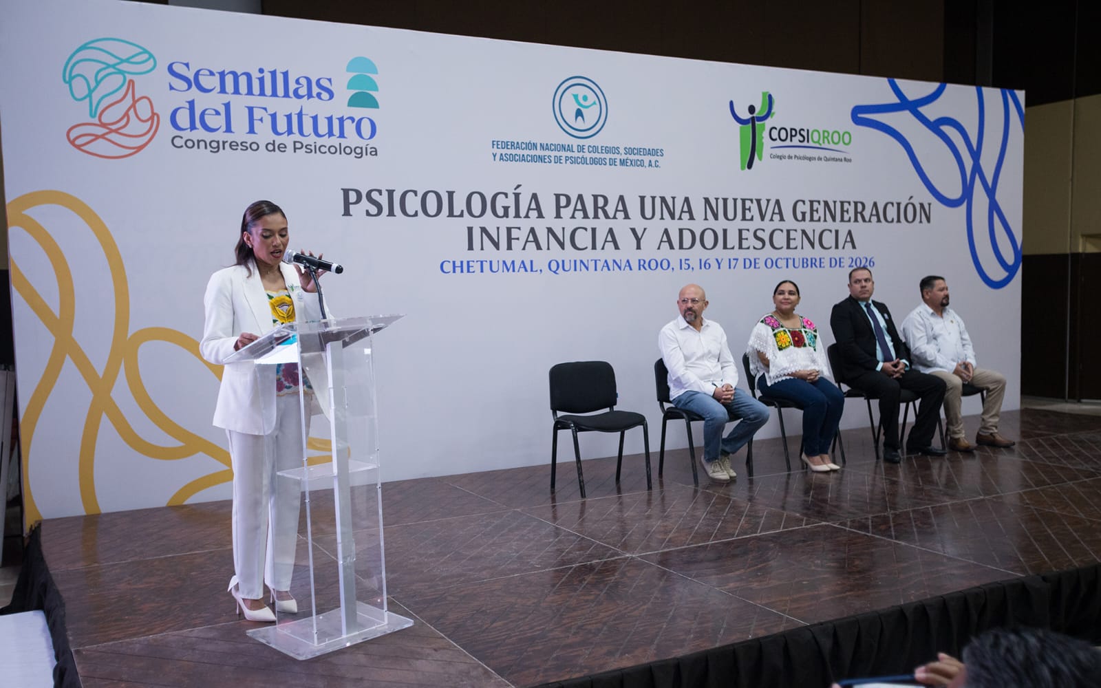Especialistas en salud mental se congregaron en Chetumal para inaugurar el magno evento enfocado en las infancias.