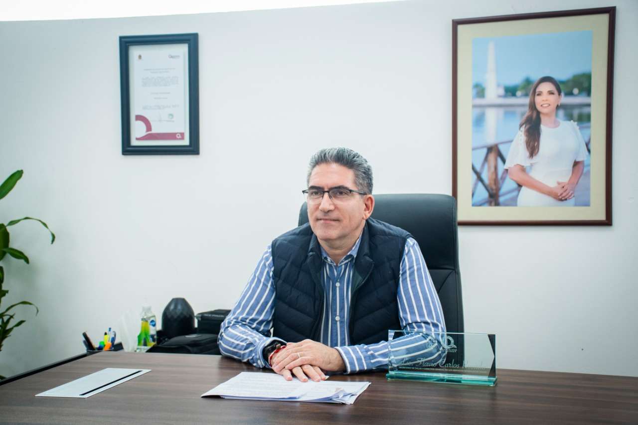 Flavio Carlos Rosado dejará la titularidad de la Secretaría de Salud para participar en la contienda interna de su partido.